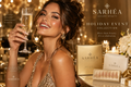 SARHÉA FLEXSET Holiday Event — capsules ongles glazed champagne
